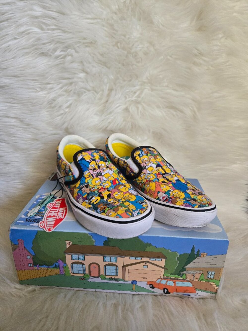 VANS Limited Edition Comfycush x The Simpsons Slip-On Shoes